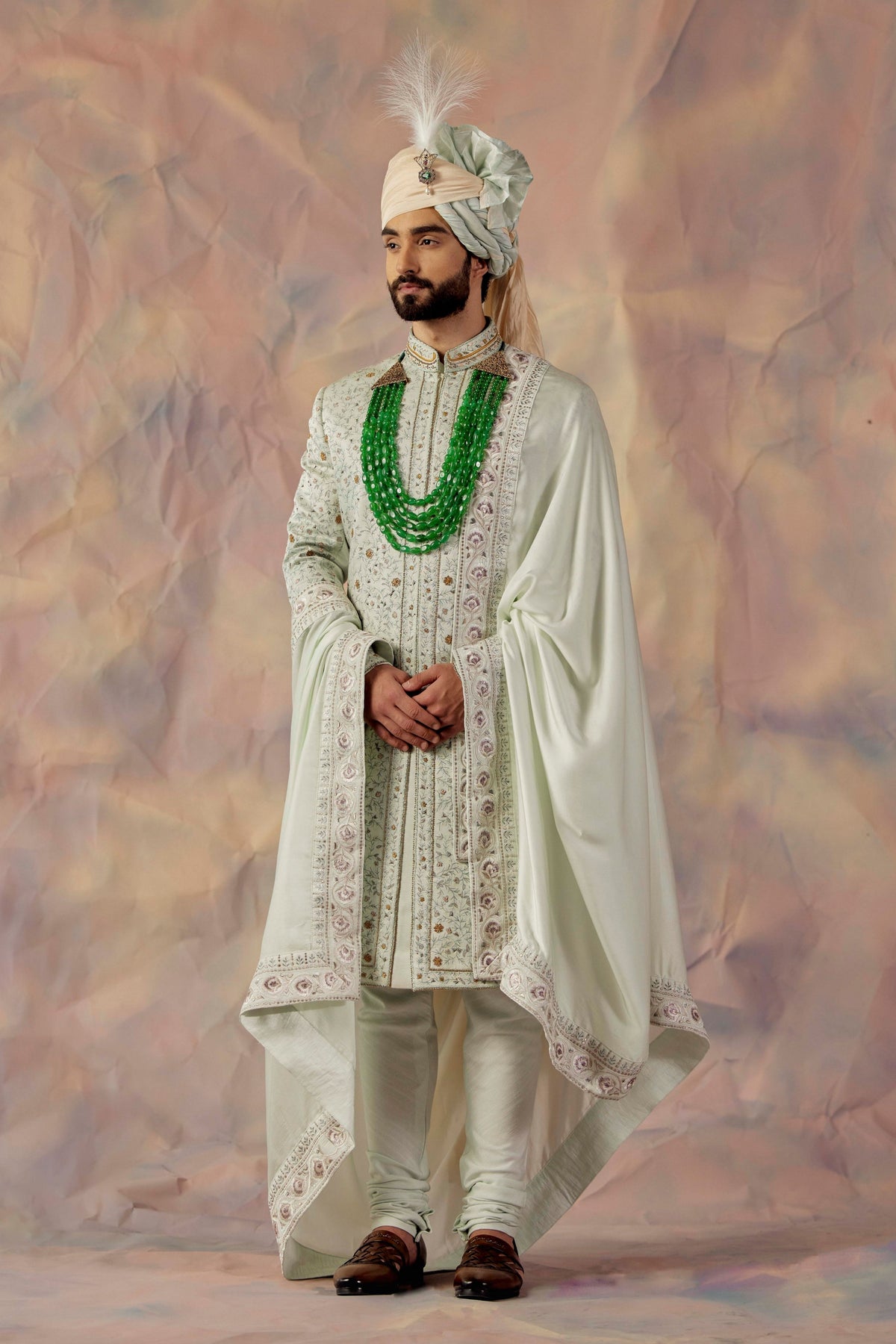 The Blue Momentum Sherwani Set