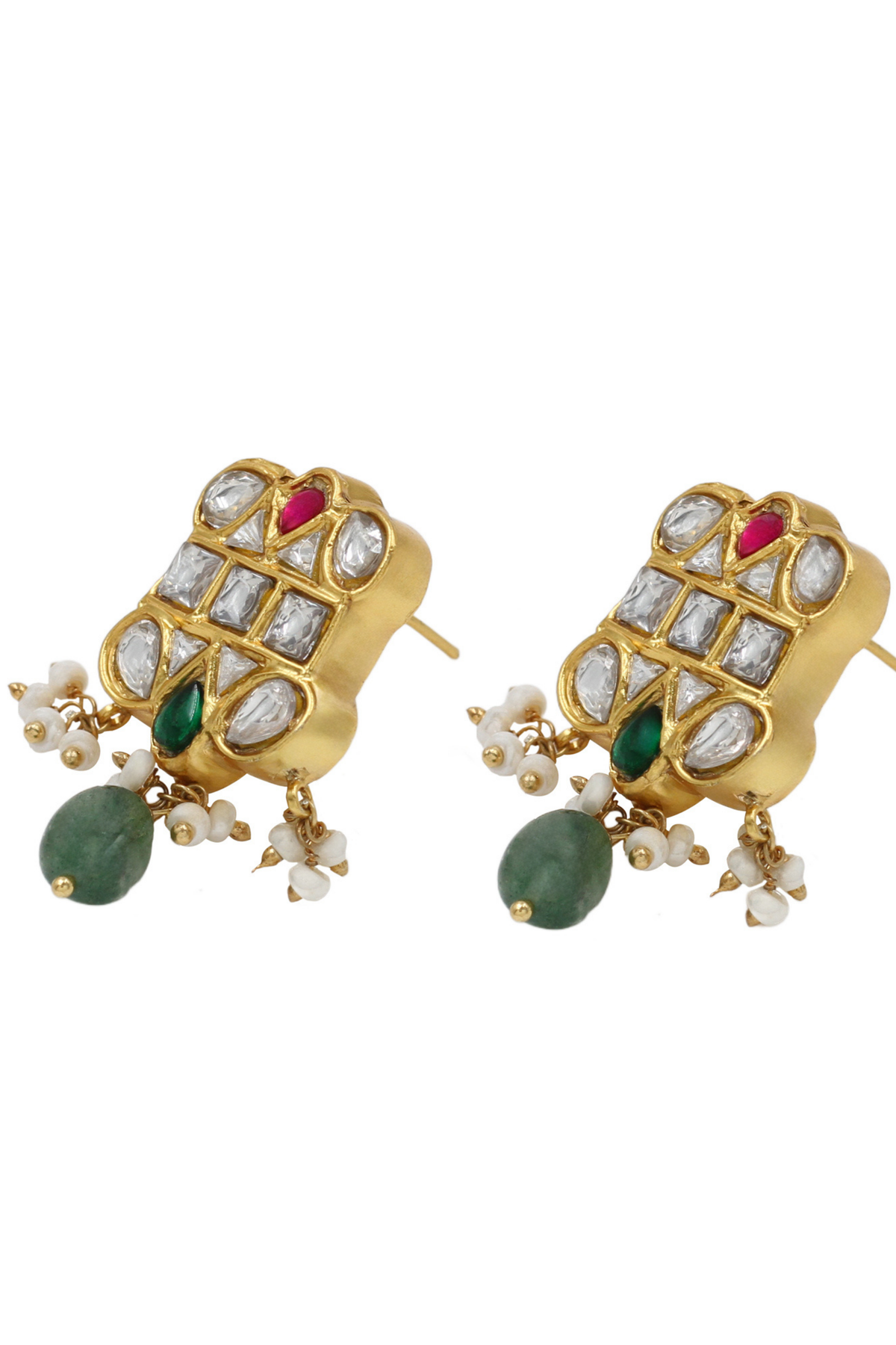 Refined Luxe Kundan Earrings.