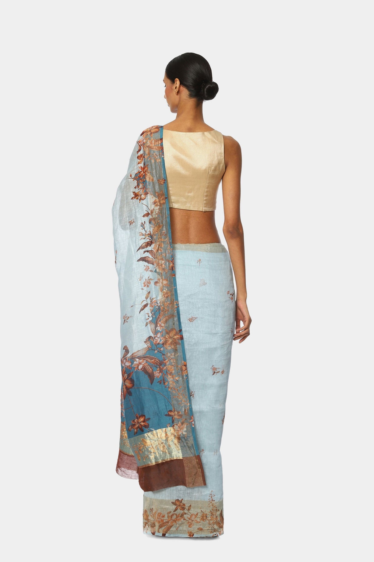 The Printed Pastel Saree