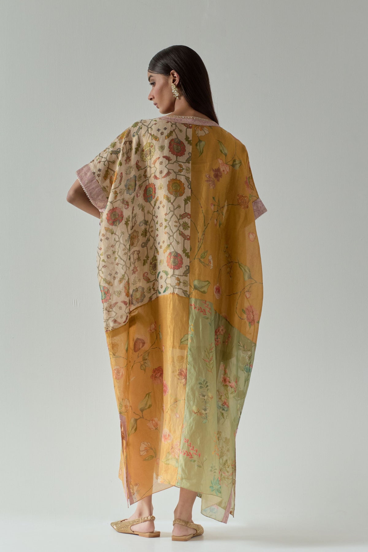 Printed Tissue Kaftan