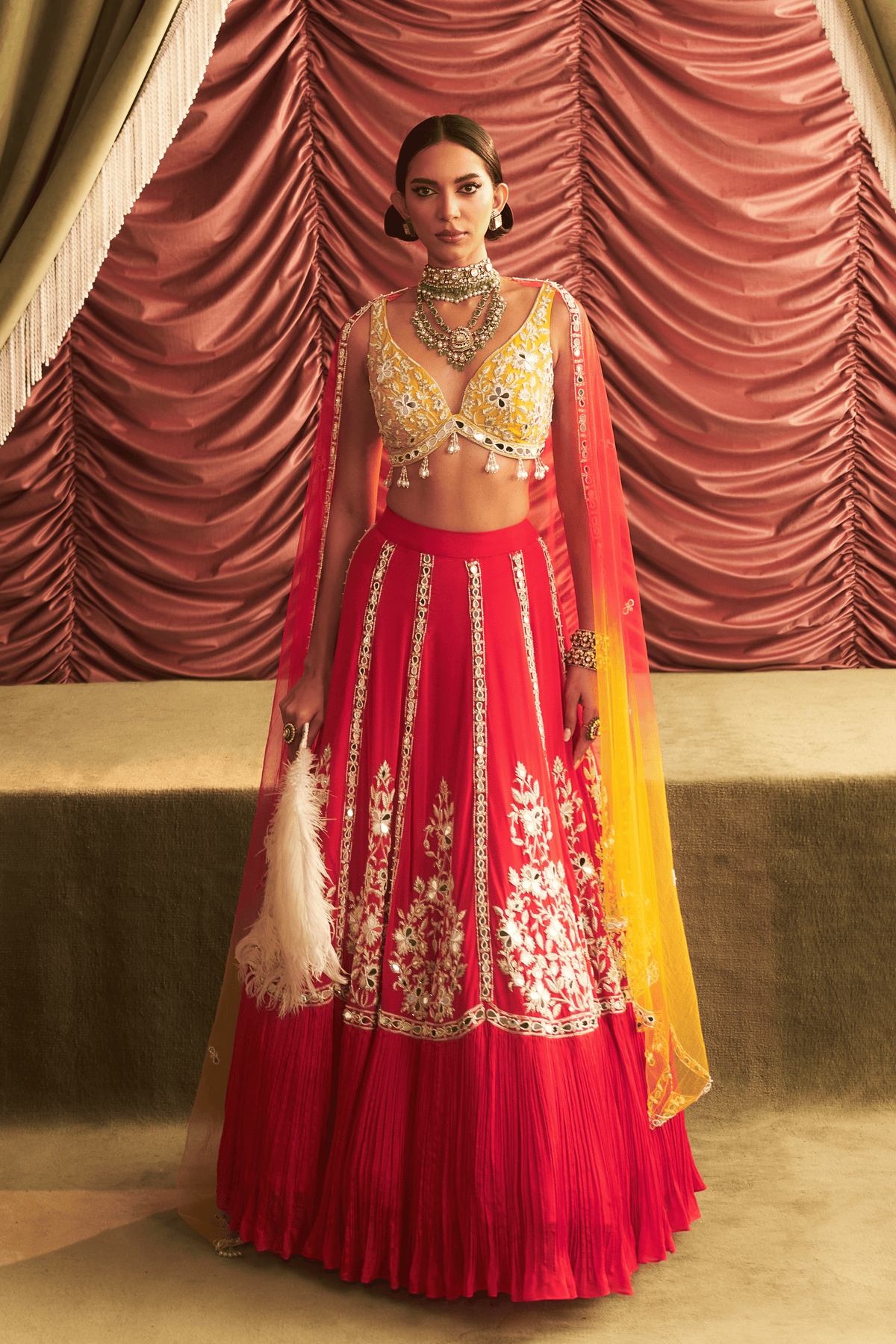 Rani Pink Lehenga Set