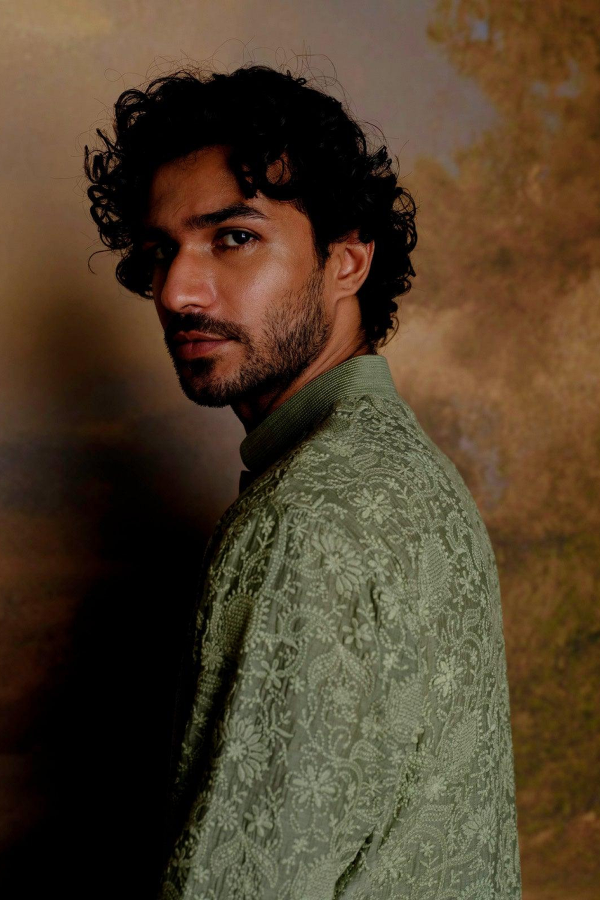 Green Kurta Set