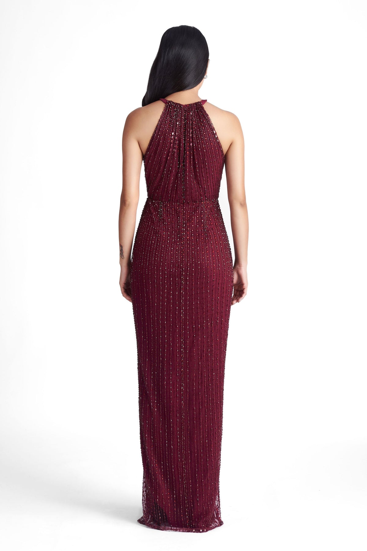 Kylie Sparkle With Slit Gown