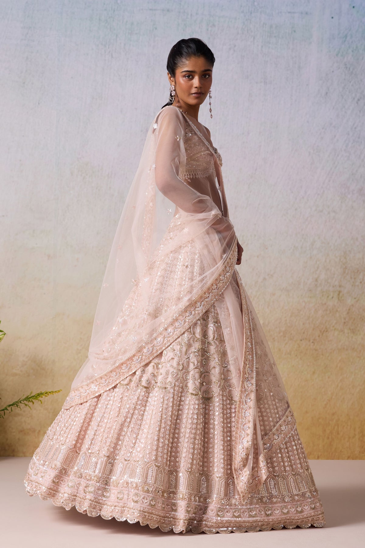 Pearl Pink Lehenga