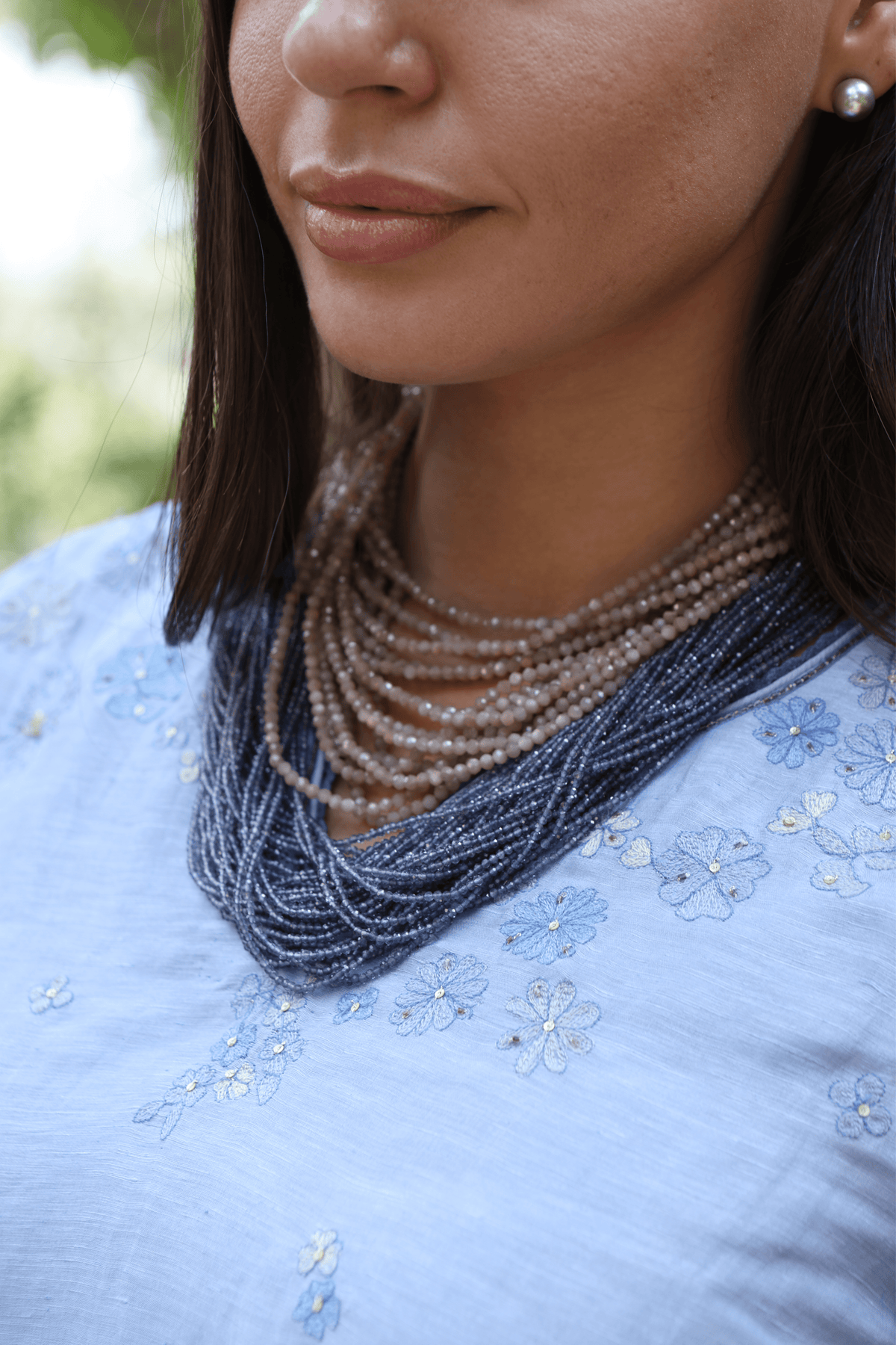 Dusty Blue Kurta And Pant