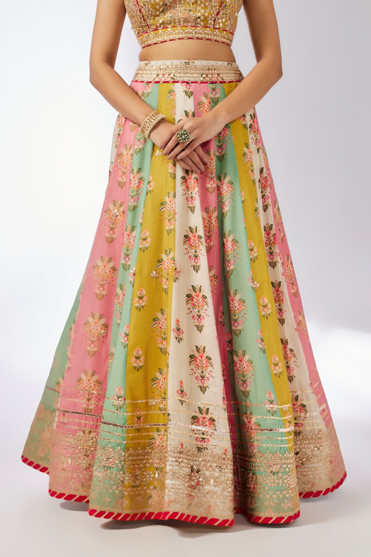 Multicolour Sayali Lehenga Set