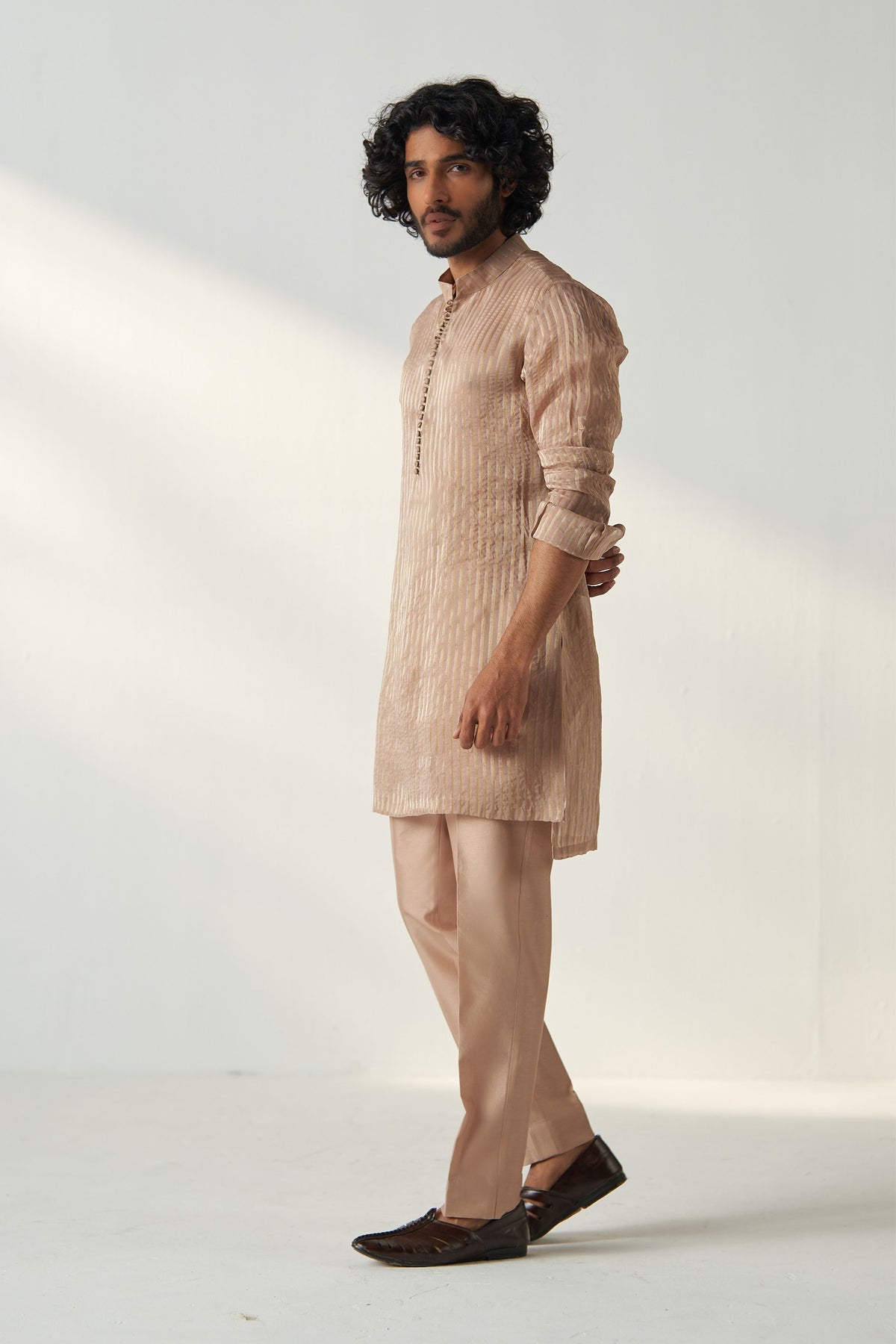 Fawn Naksh Kurta Set