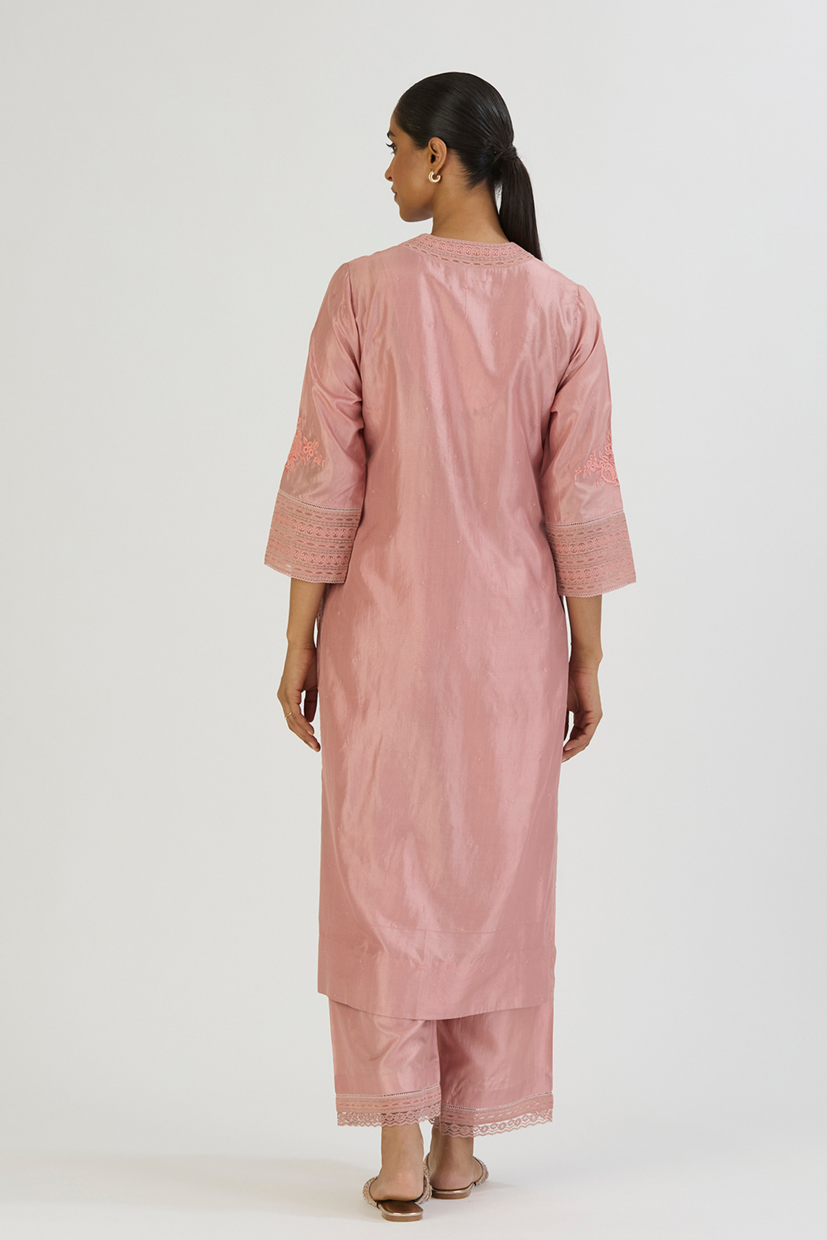 Pink Aastha Kurta and Pant