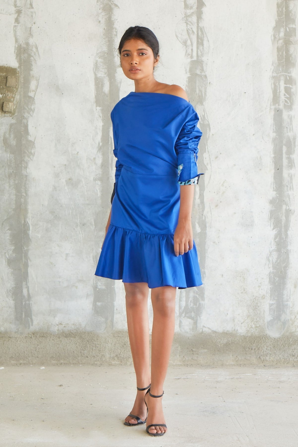 Windowleaf Blue Dress