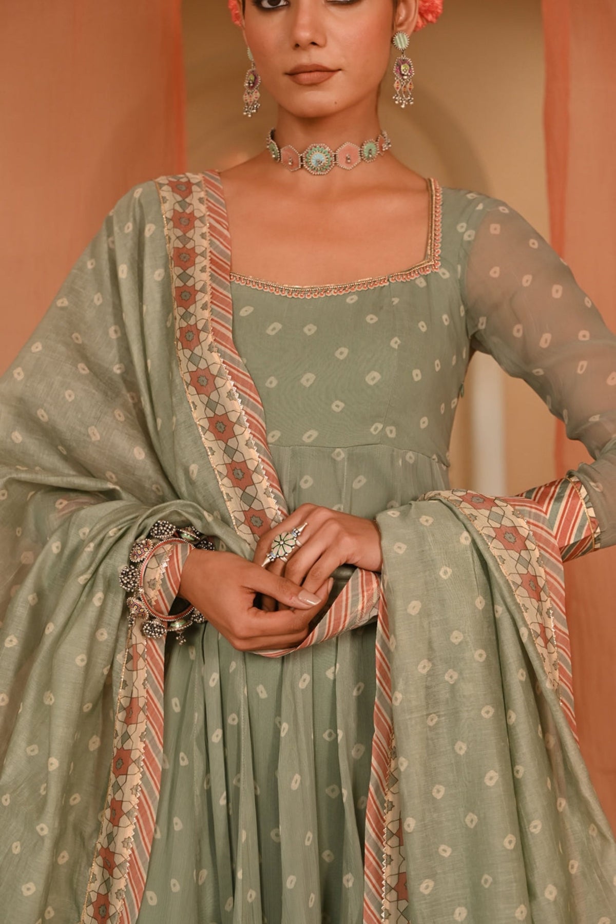 Moti Mahal Anarkali Set