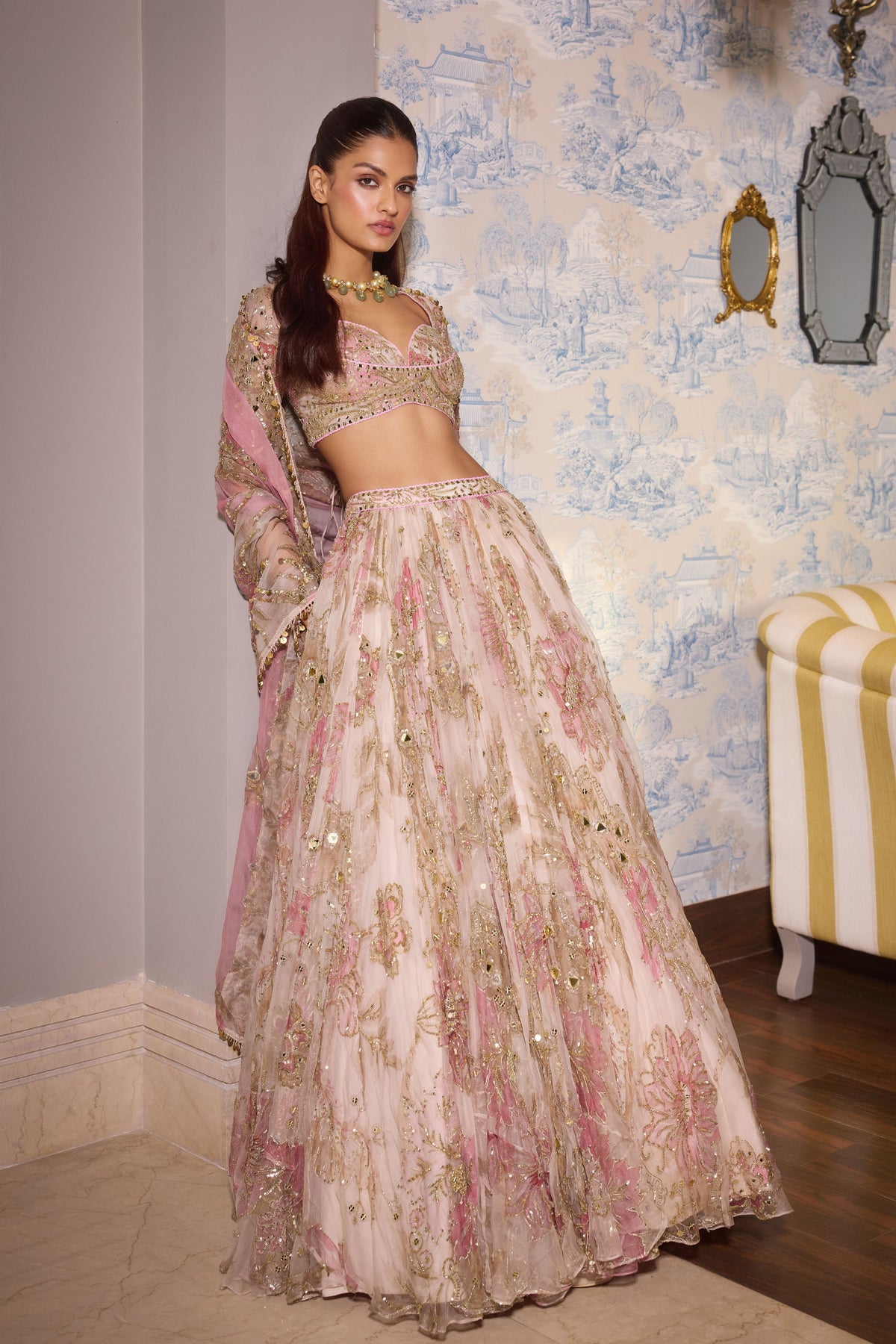 Wafaa Lehenga Set