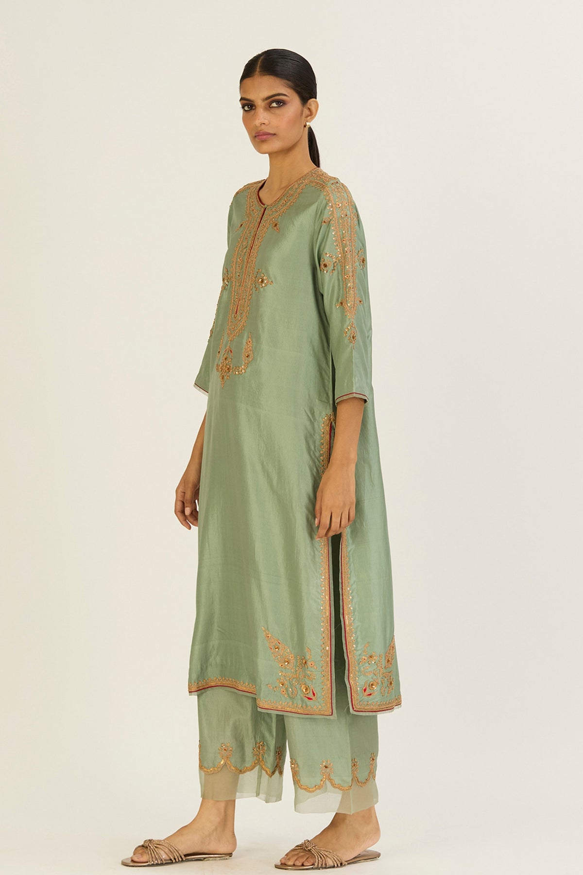 Nandita Jade Kurta &amp; Pants