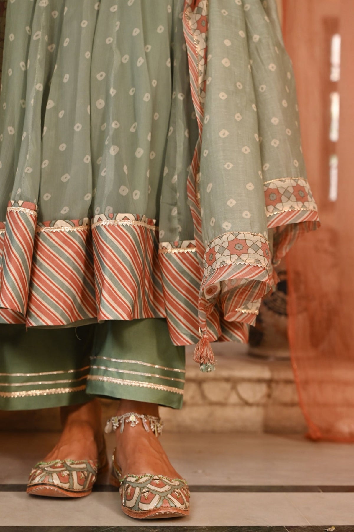 Moti Mahal Anarkali Set