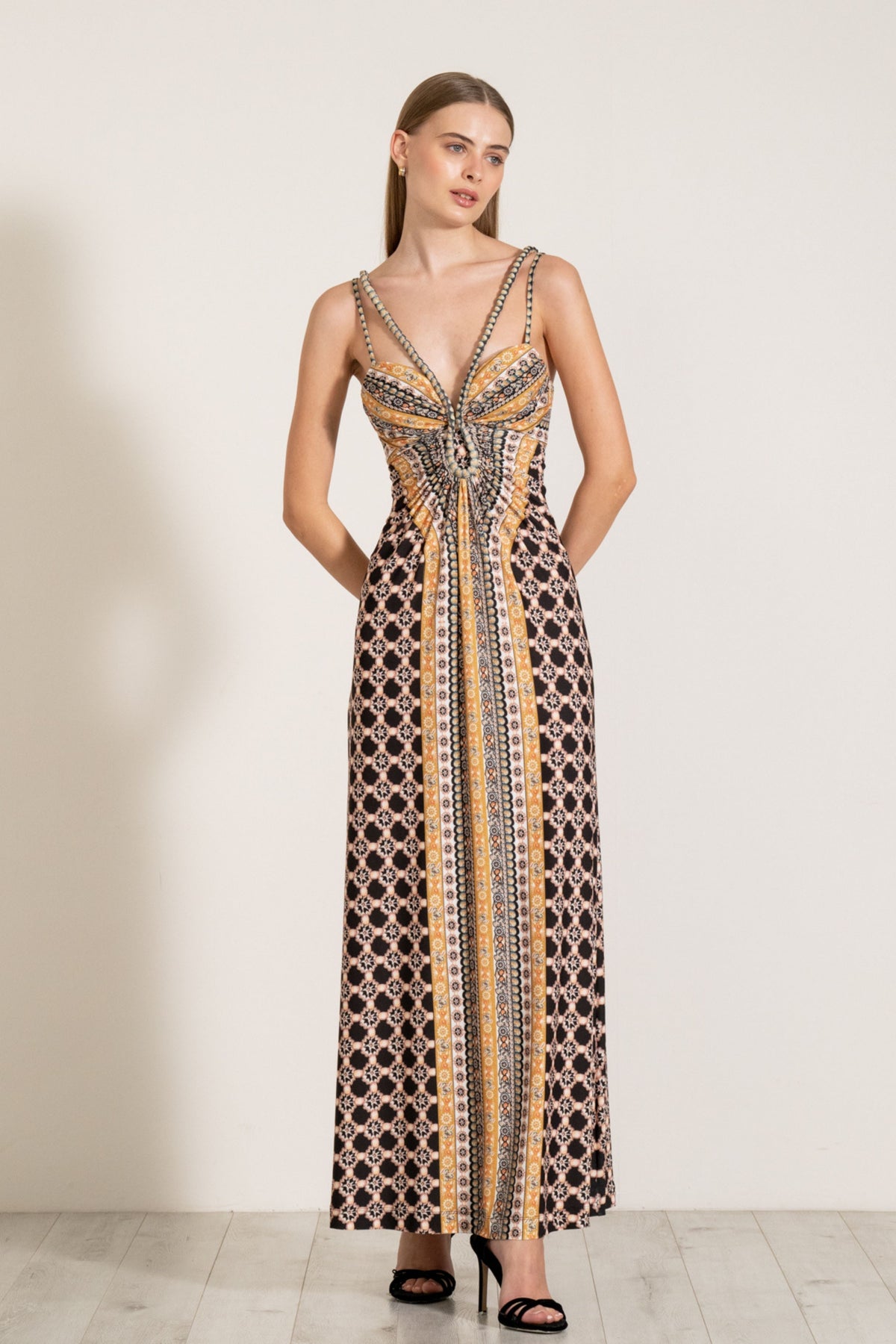 Siera Corded Maxi Dress