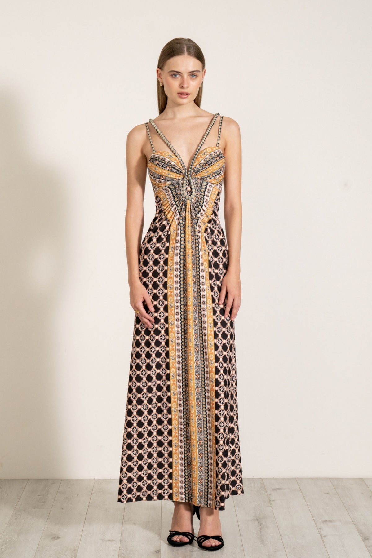 Siera Corded Maxi Dress