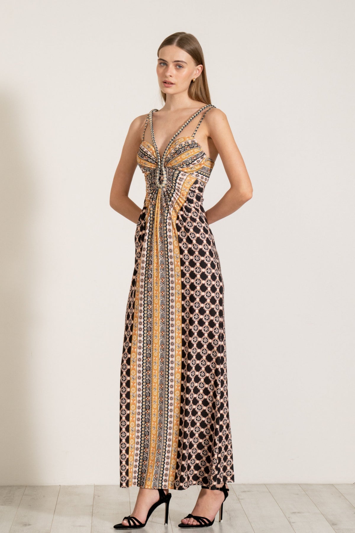 Siera Corded Maxi Dress