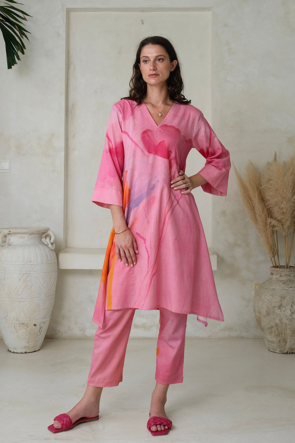 Nova Pink Kurta Set