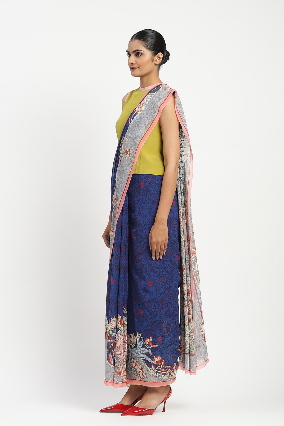 Mulholland Drive Printed Saree