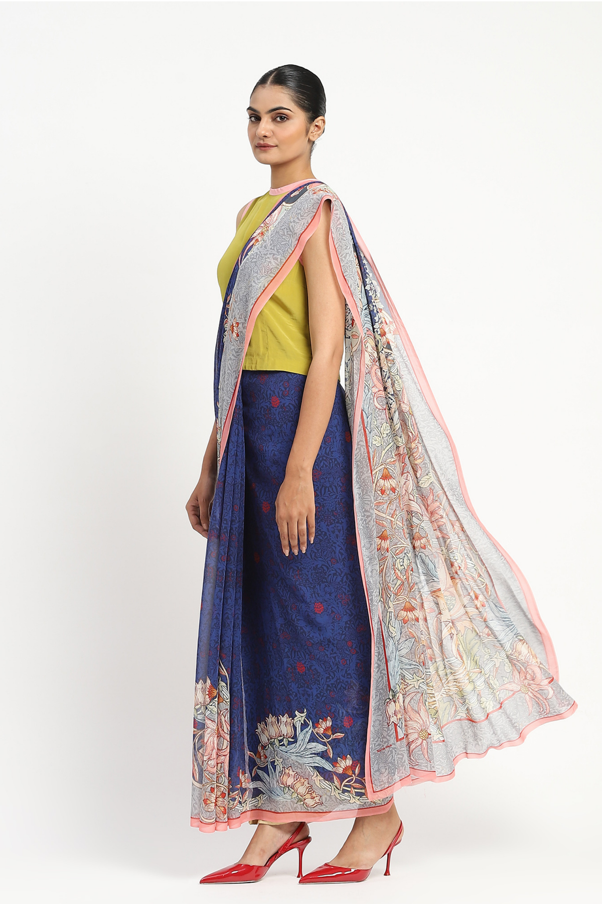 Mulholland Drive Printed Saree