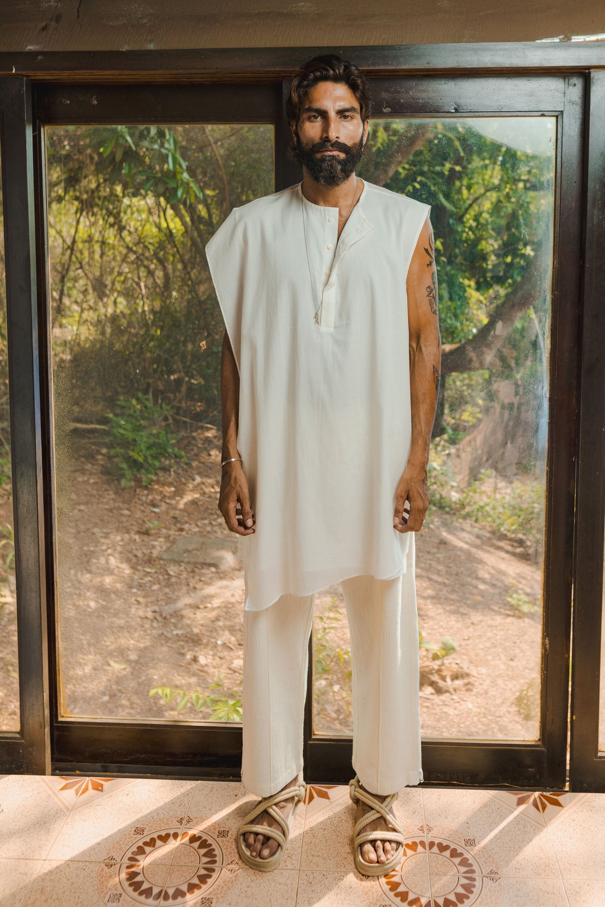 White Lotus Kurta