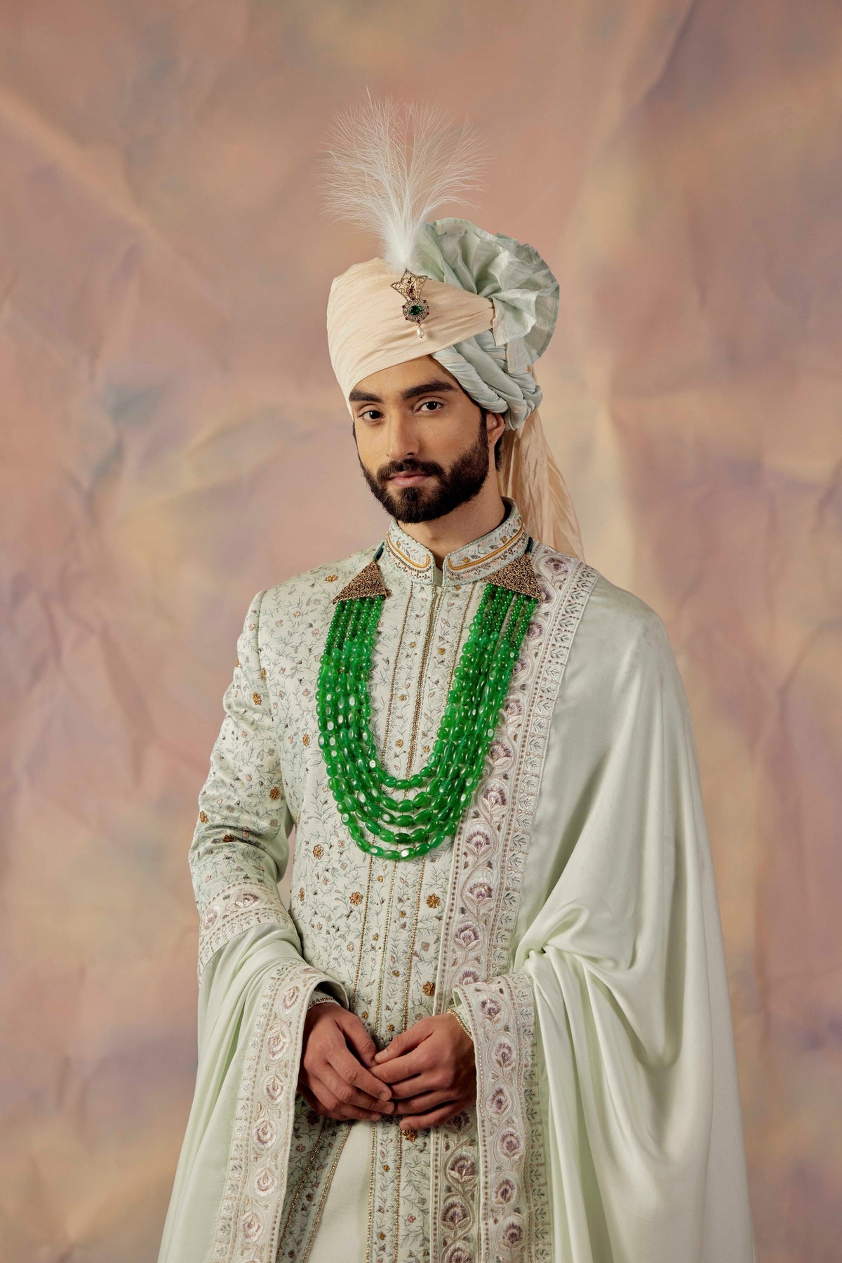 The Blue Momentum Sherwani Set