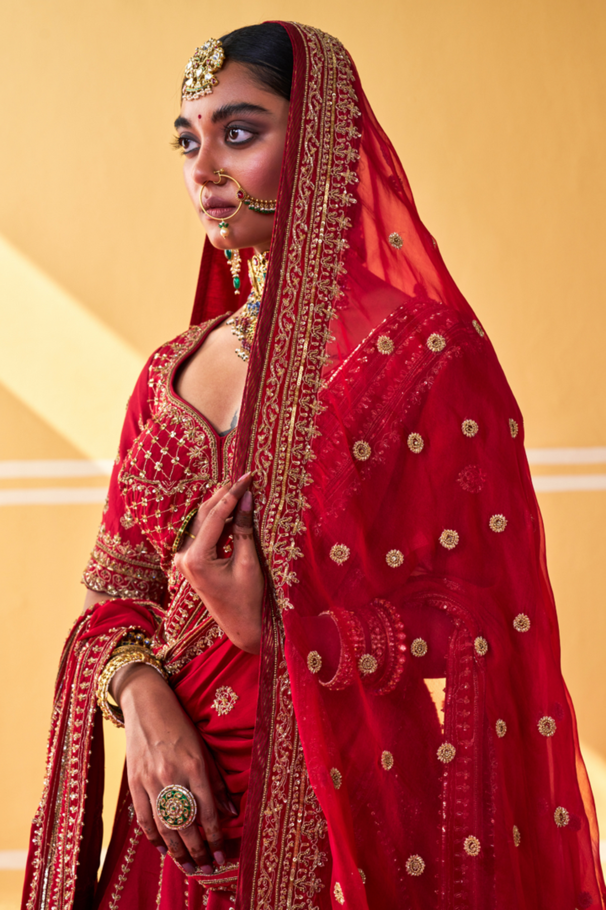 Maroon Bridal Lehenga Set