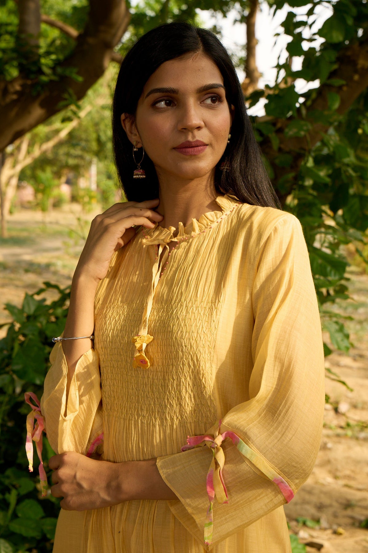 Yellow Kurta Pant Set