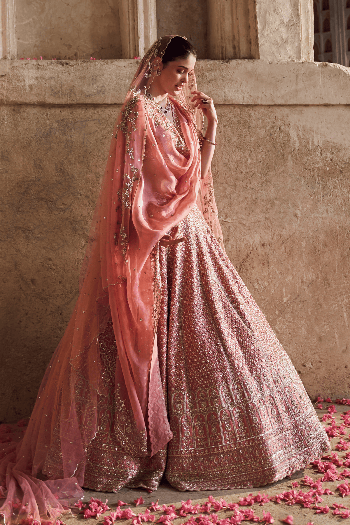 Pink Gulab Lehenga Set