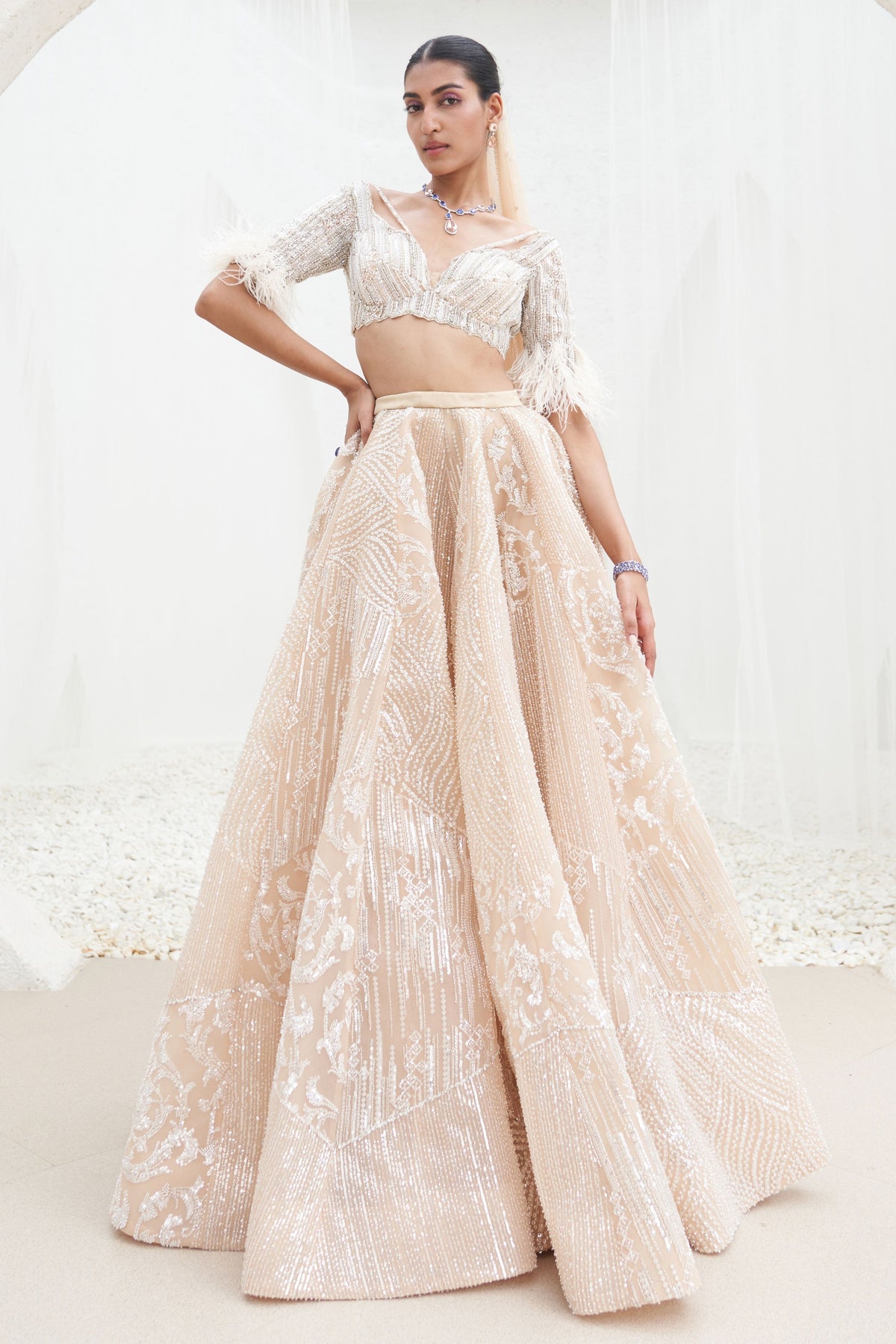 Sadiqa Lehenga Set