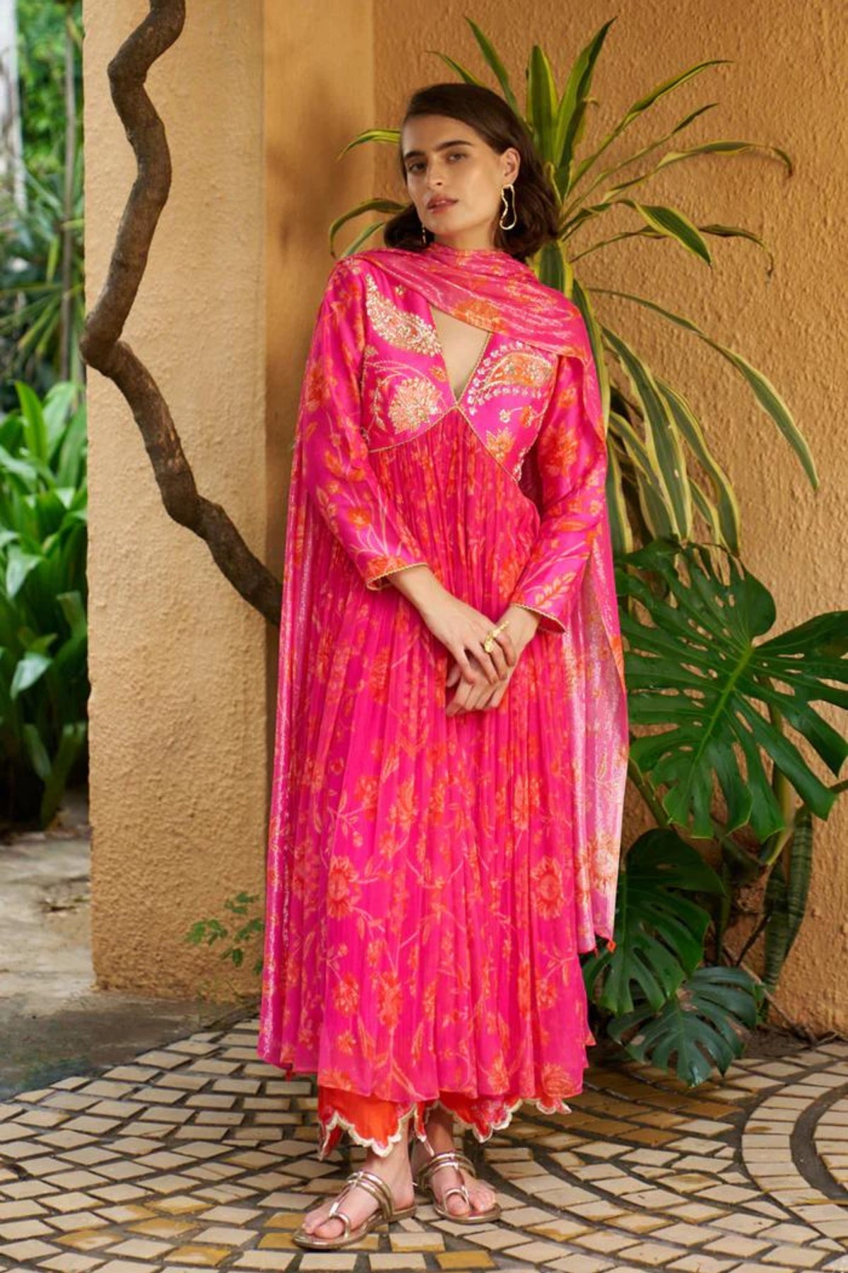 Dahlia Anarkali Set