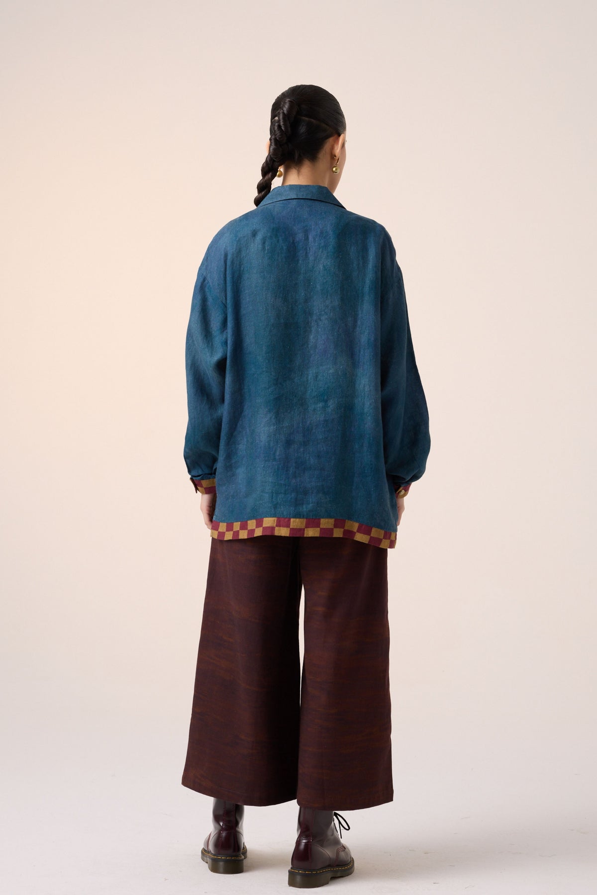 Blue Unisex Oversized Shirt