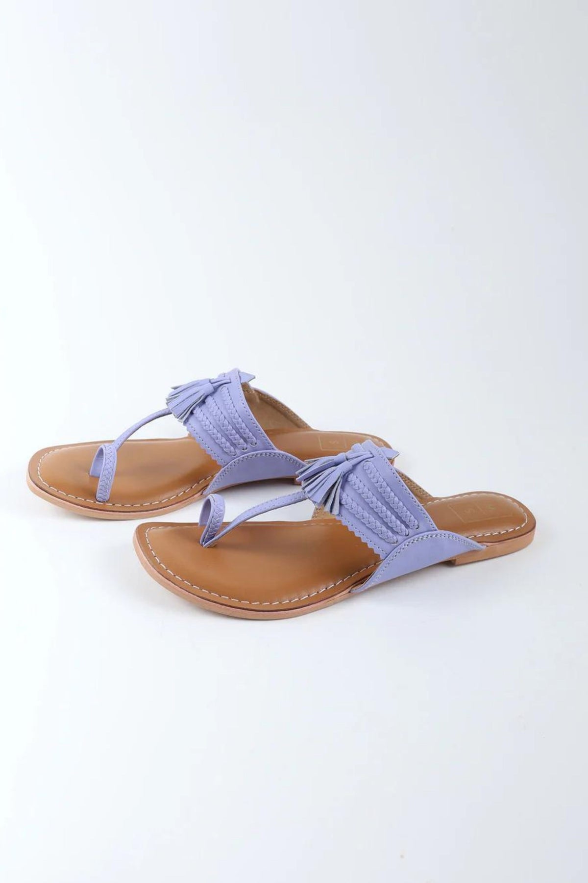 Iris Mauve Kolhapuri Sandals