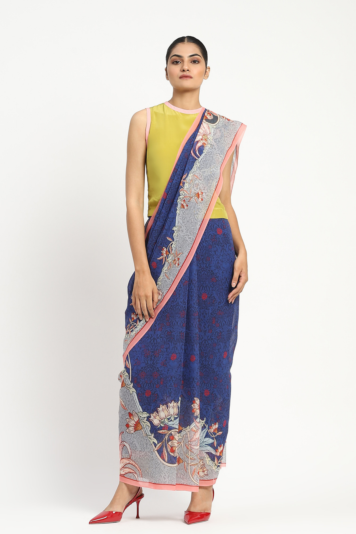 Mulholland Drive Printed Saree