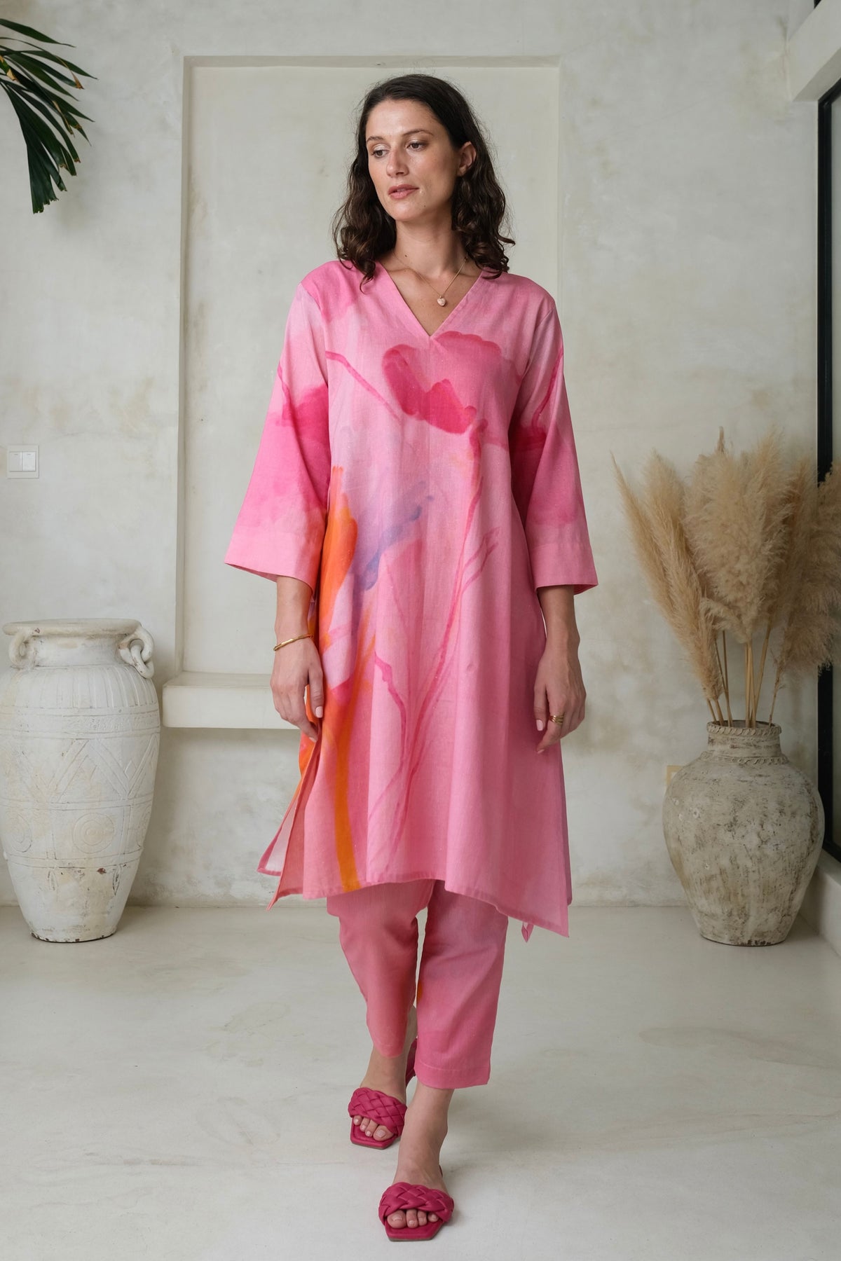 Nova Pink Kurta Set