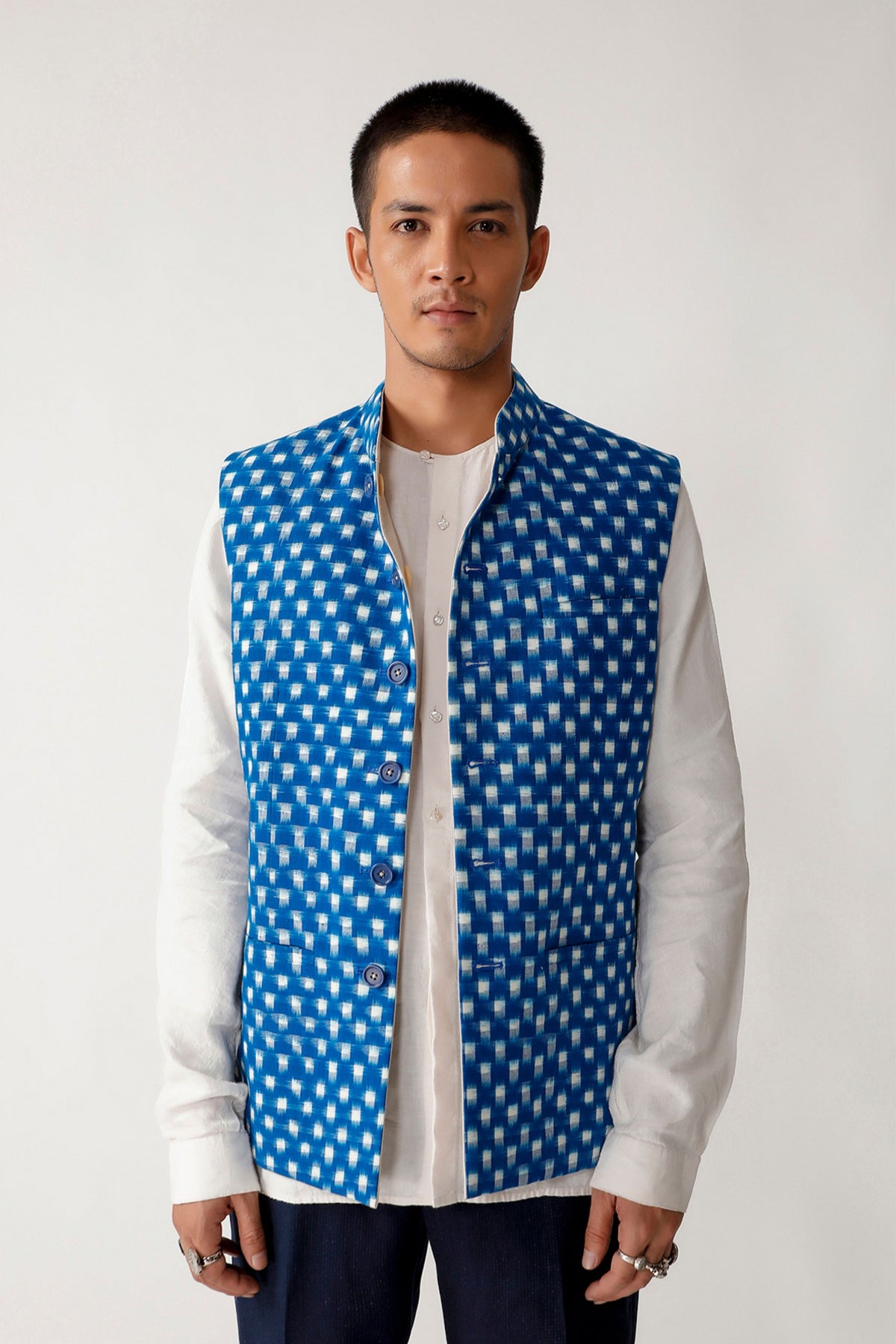 Rankhar Ikat Waist Coat