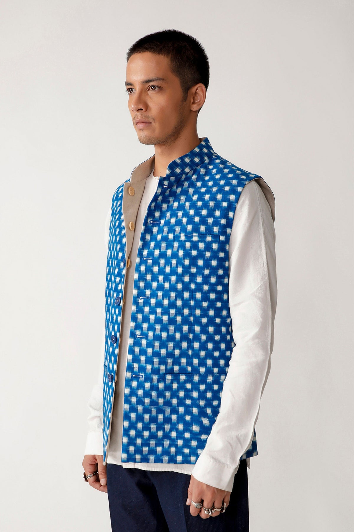 Rankhar Ikat Waist Coat