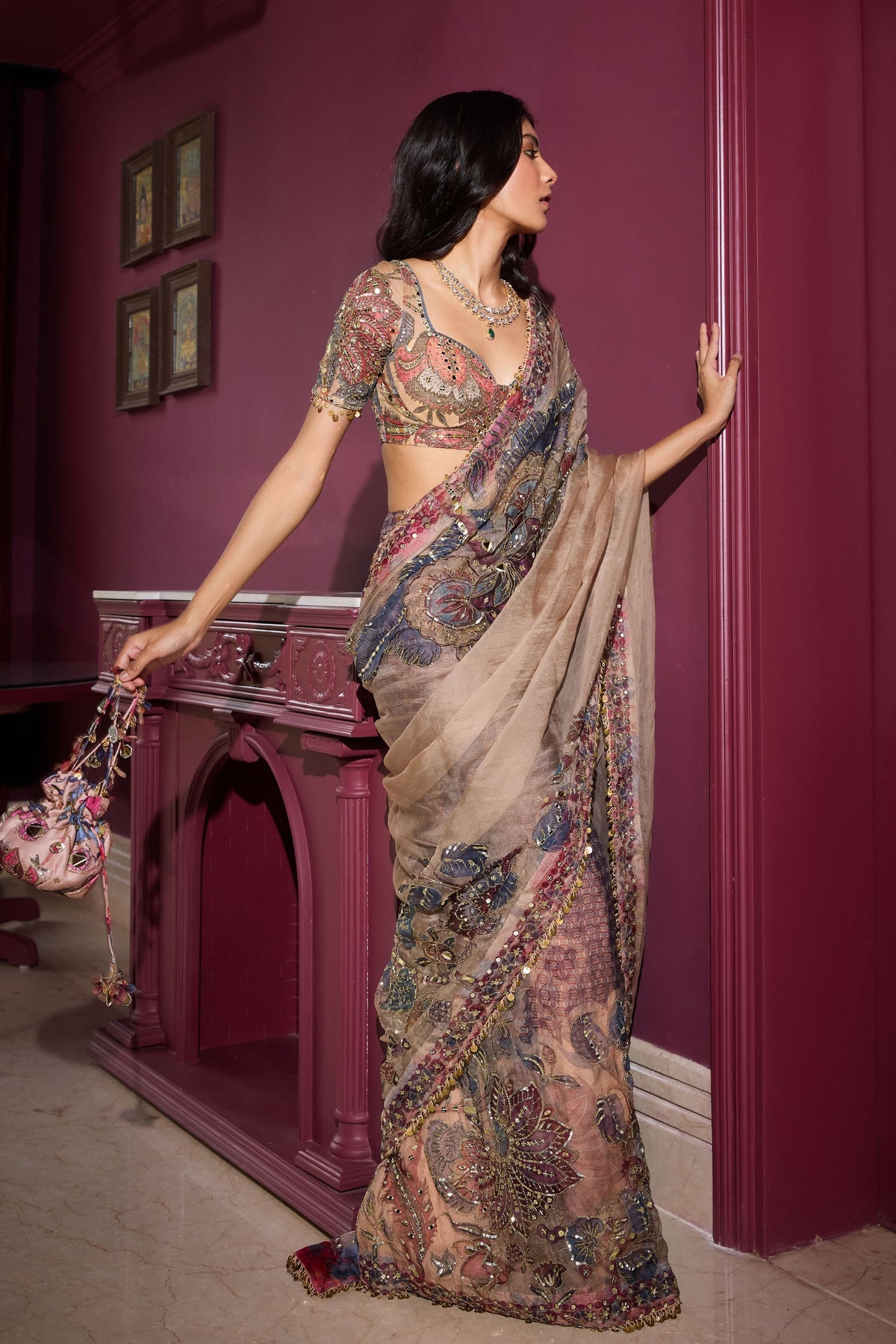 Hana Drape Saree Set