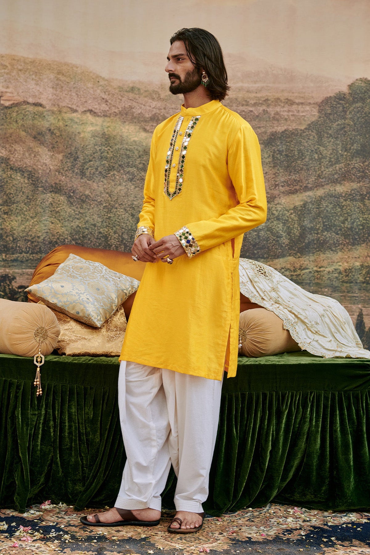 Khayalat-e Yellow Kurta Set