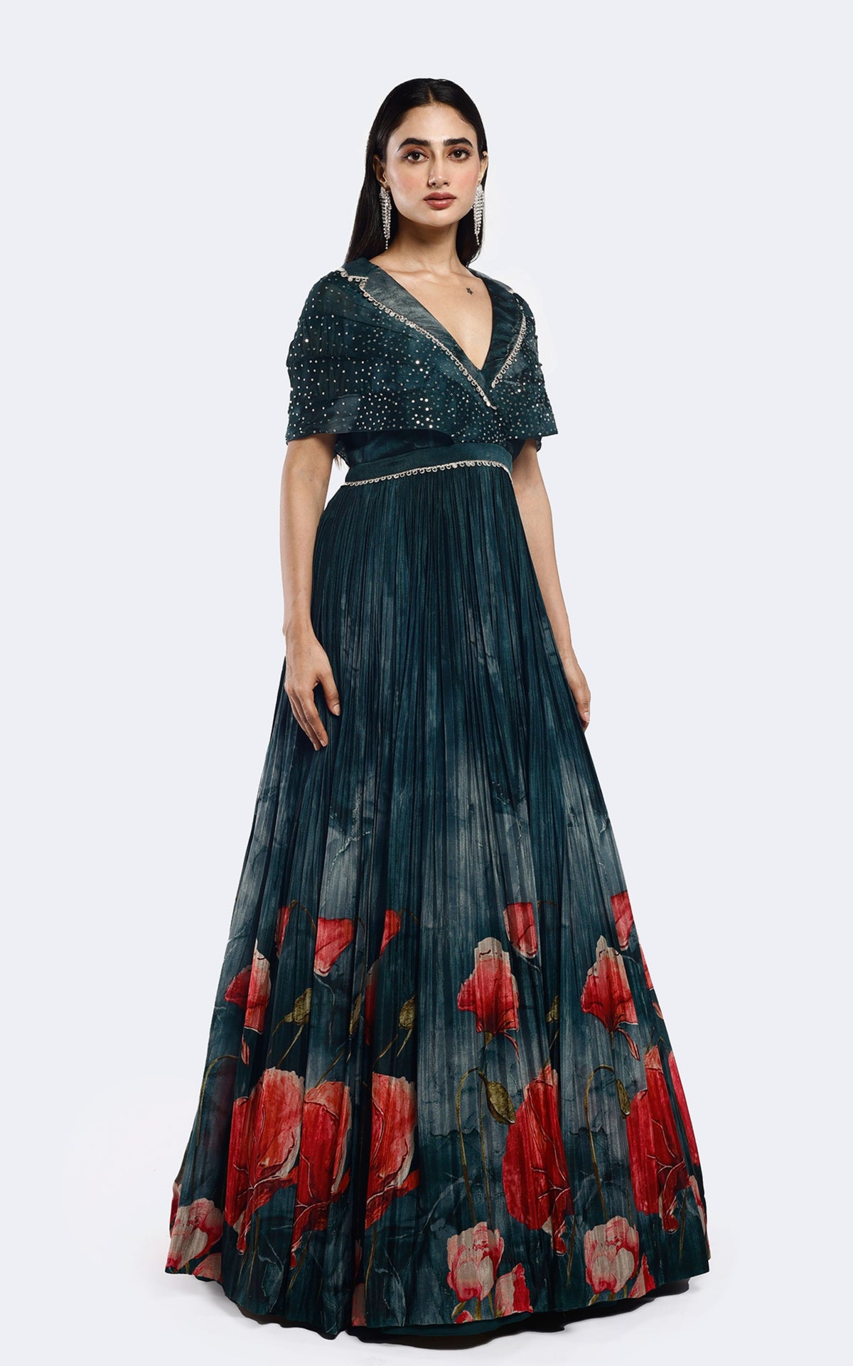 Printed Anarkali Gown