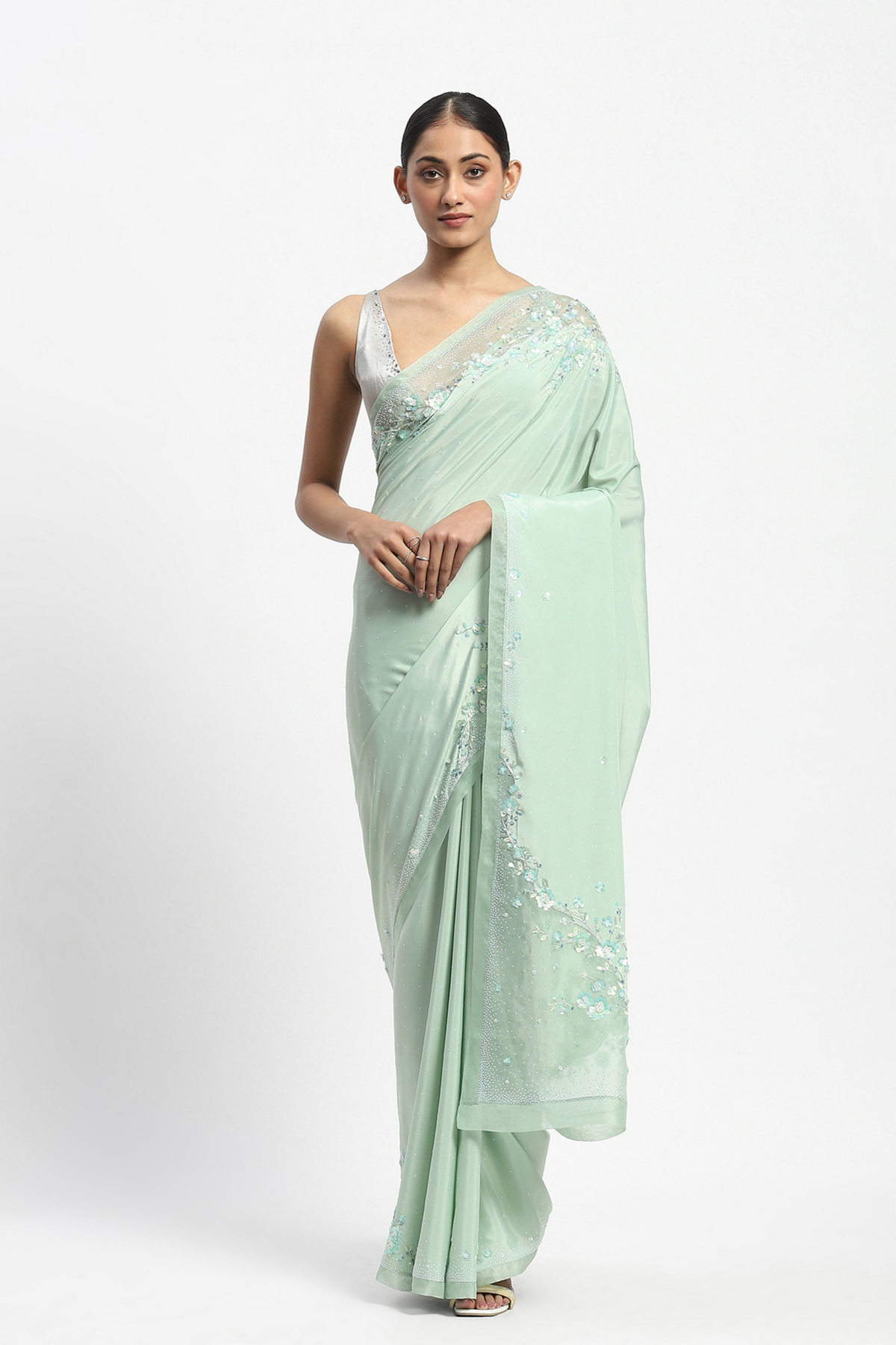 Hesiod Embroidered Saree