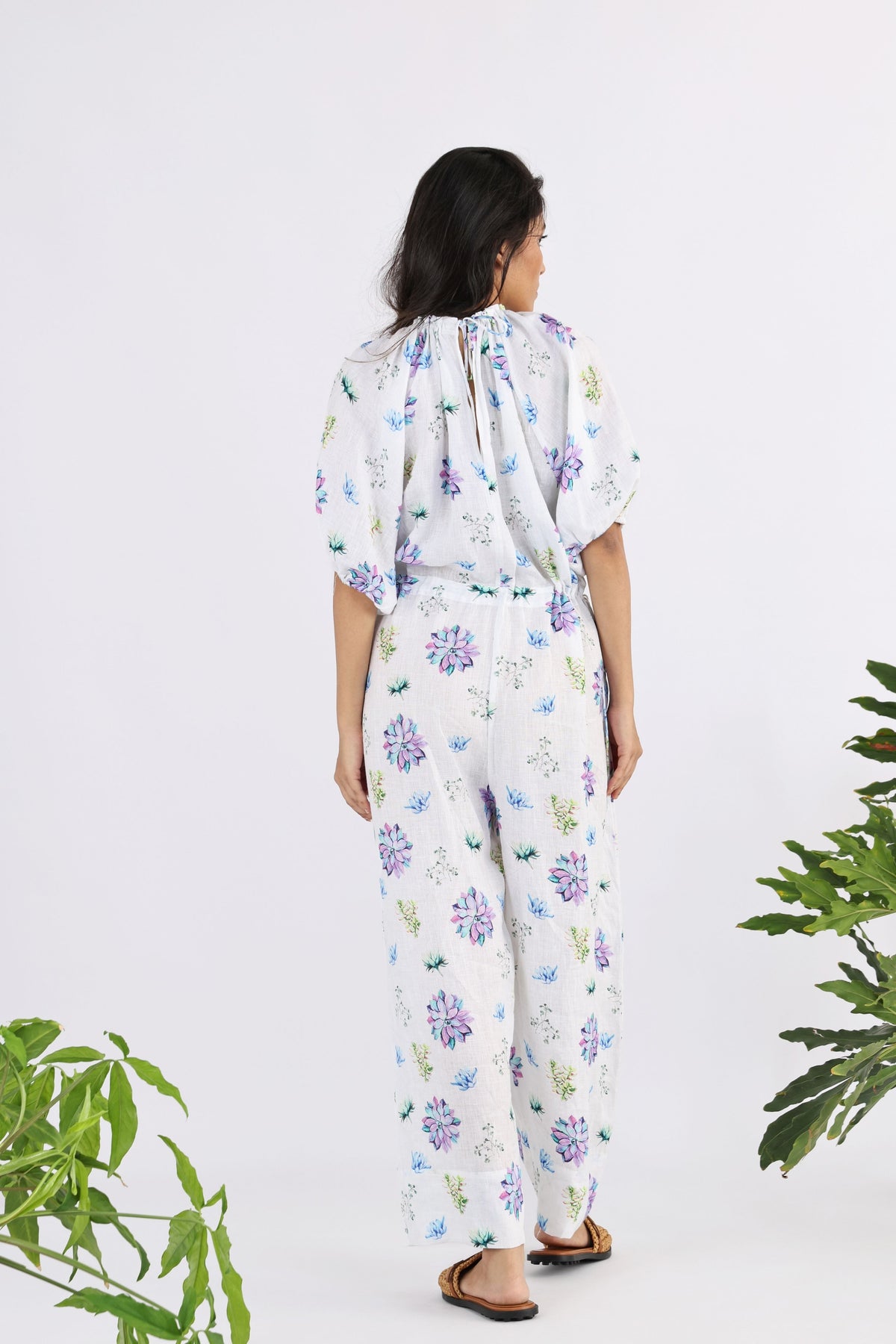 Succulent Caladium Flow Jumpsuit