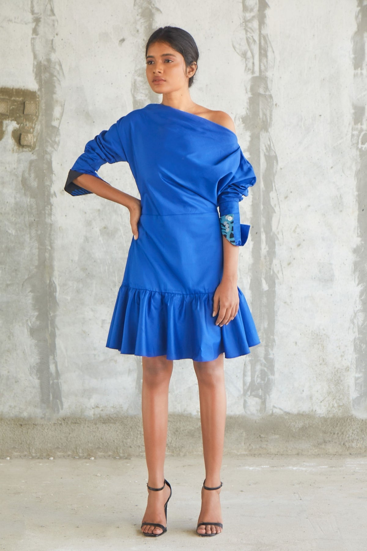 Windowleaf Blue Dress