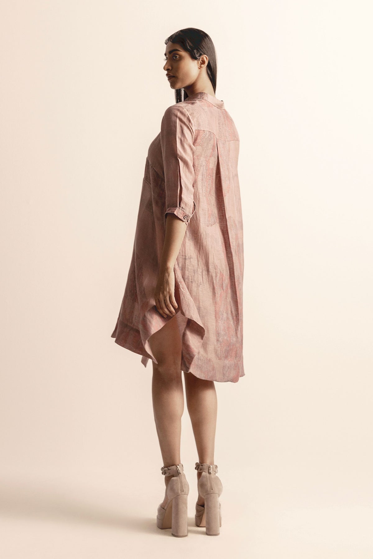 Half Moon Nadru Shirt Dress