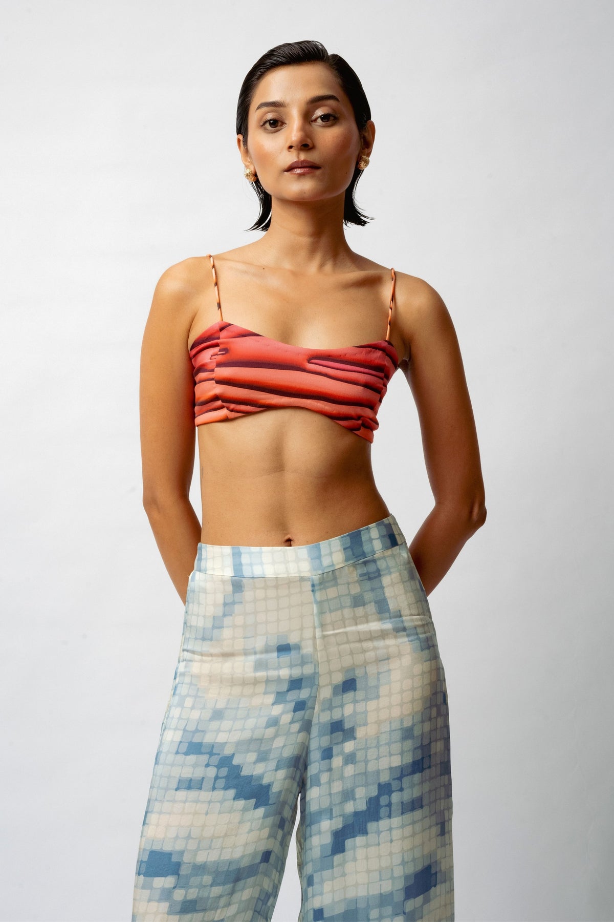 Printed Satin Breeze Co-ord Multicolor