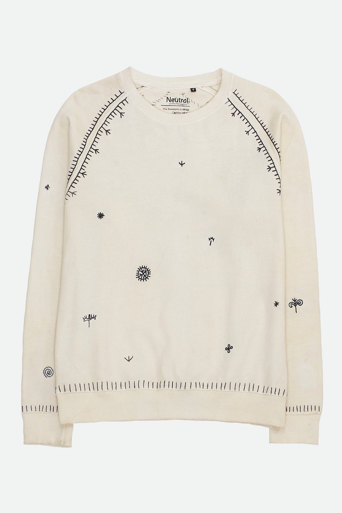 Hand Embroidered Sweat Shirt