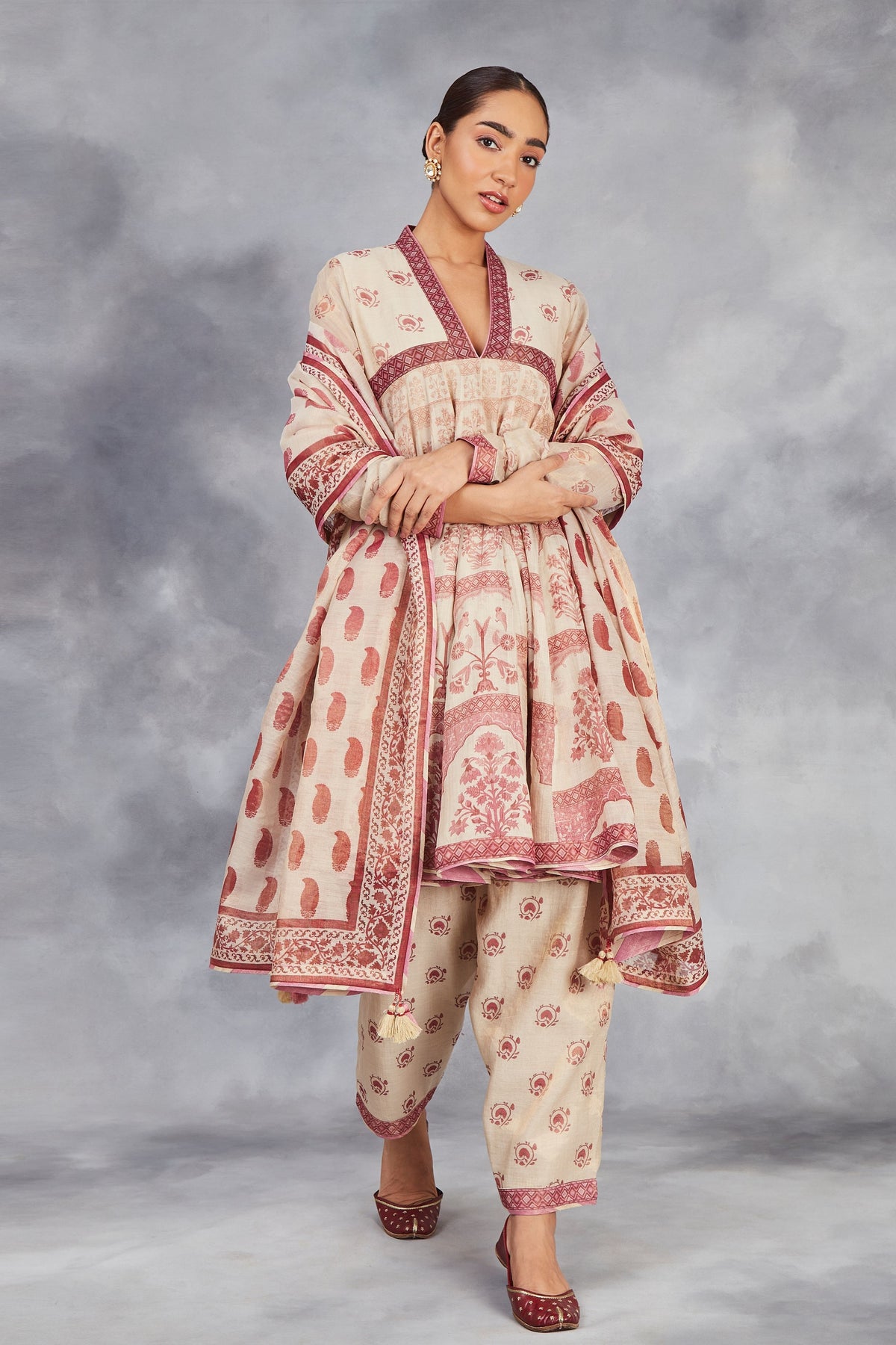 Elma Anarkali Set