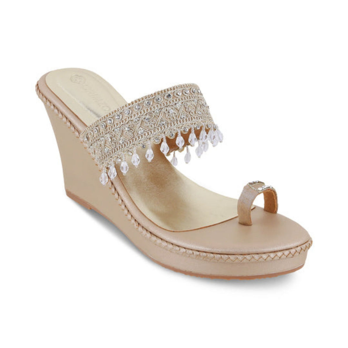 Suhana Embellished Wedges