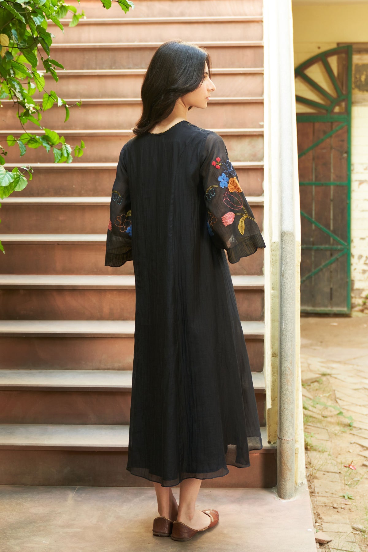 Coal Applique Dress