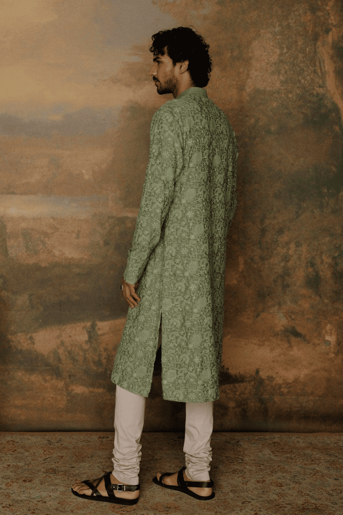 Green Kurta Set