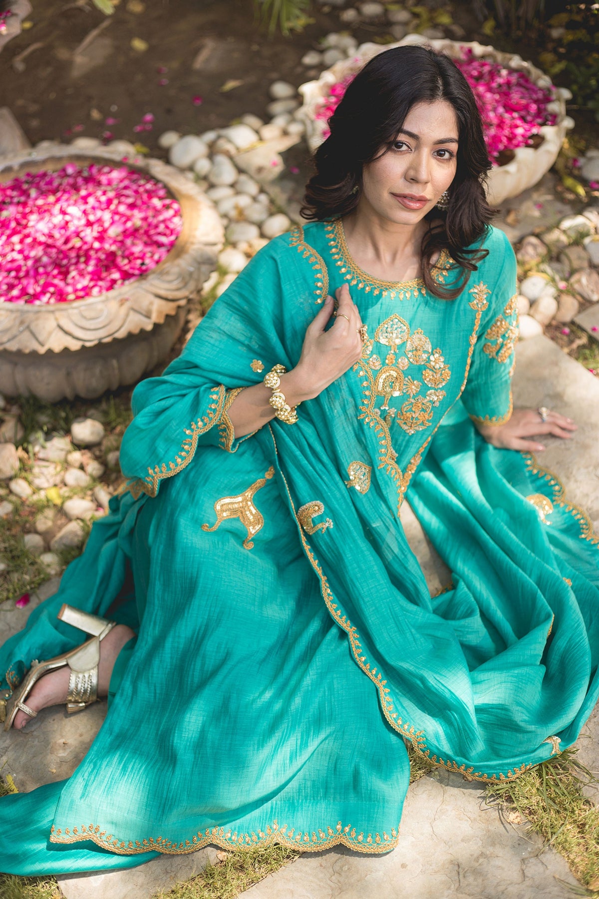 Sea Green Kurta Set